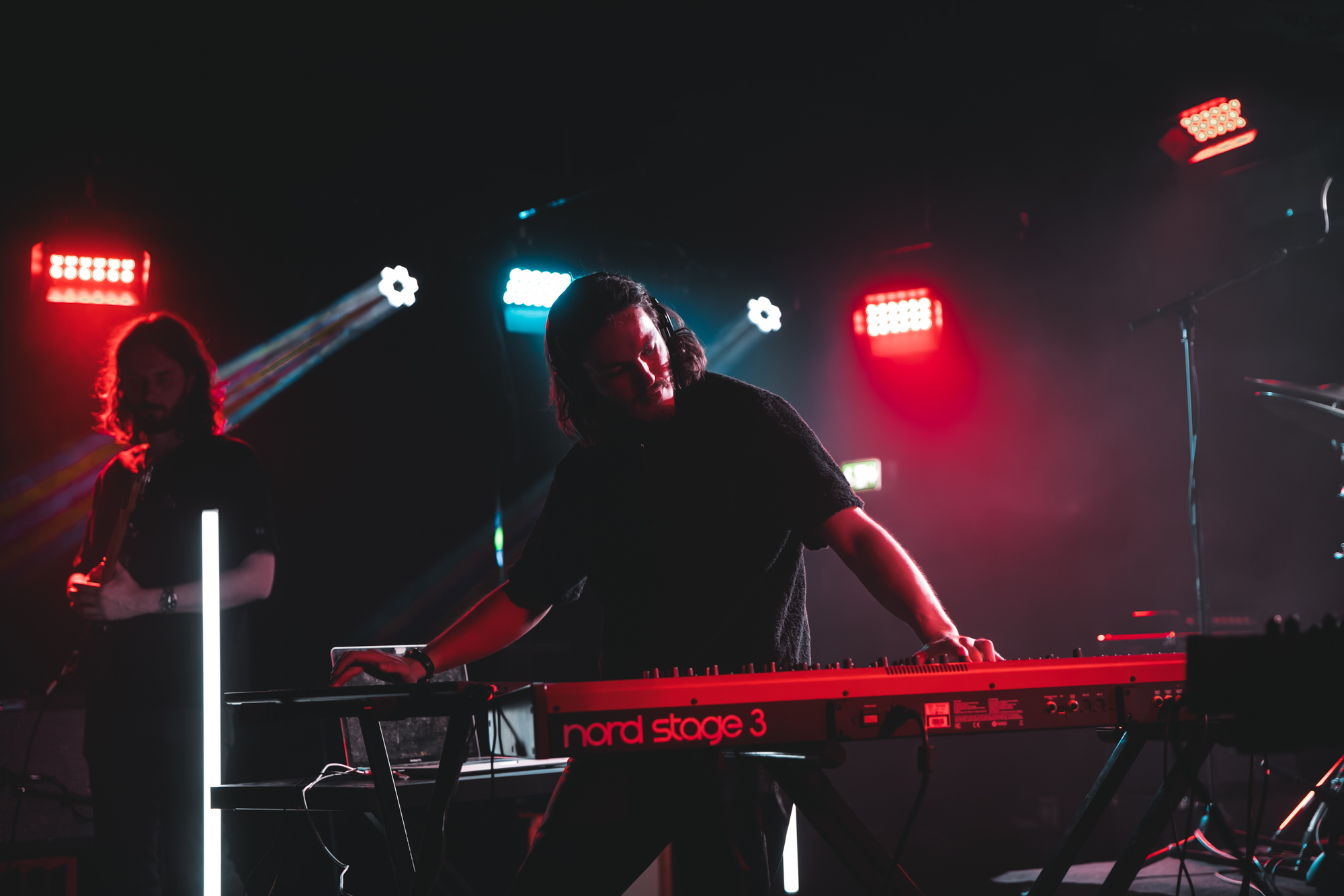 Solár live — keys on a Nord Stage 3